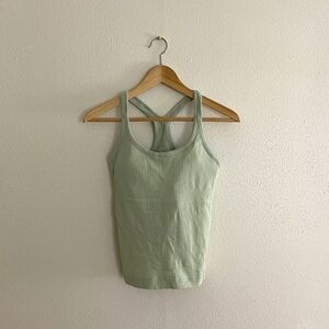 Lululemon Racerback Tank Ribbed Crop Sports Top